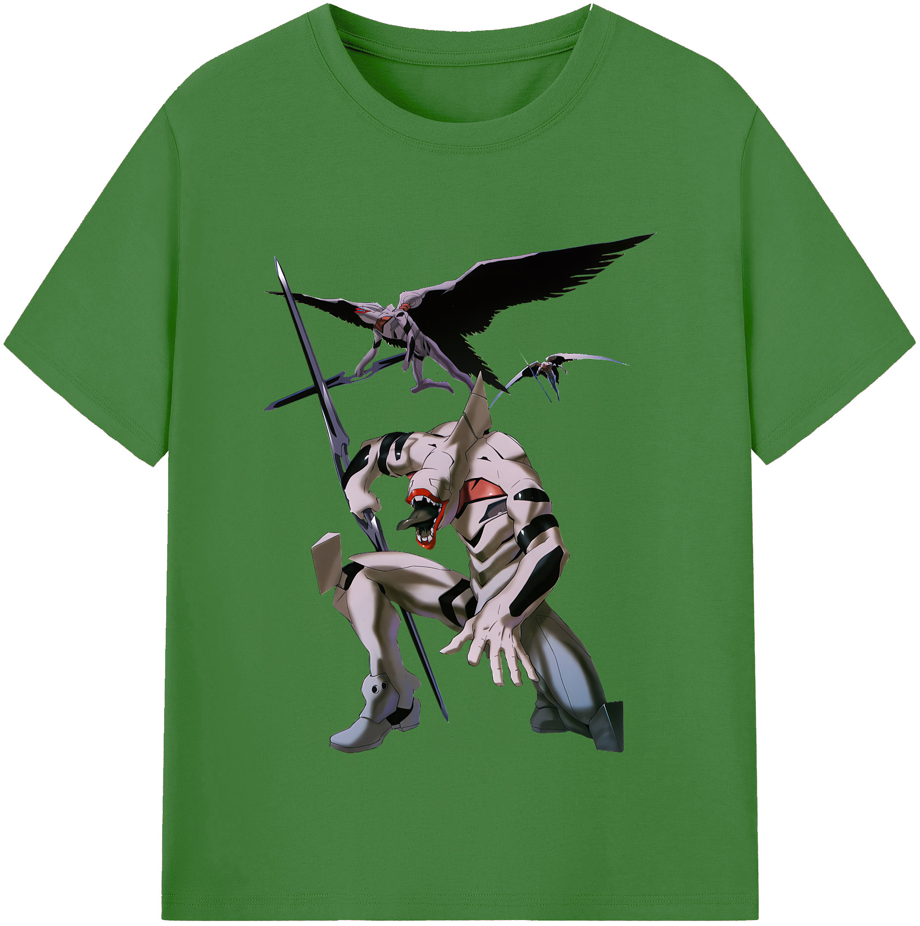 （画像用） EVA 新世紀エヴァンゲリオン レディースカジュアルプリントTシャツ（綿100％）